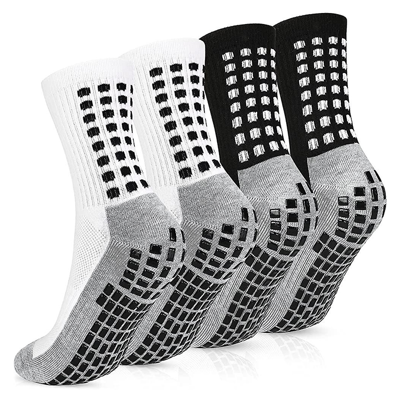 উজ্জ্বল Jacquard অ স্লিপ নীচে ফুটবল মোজা