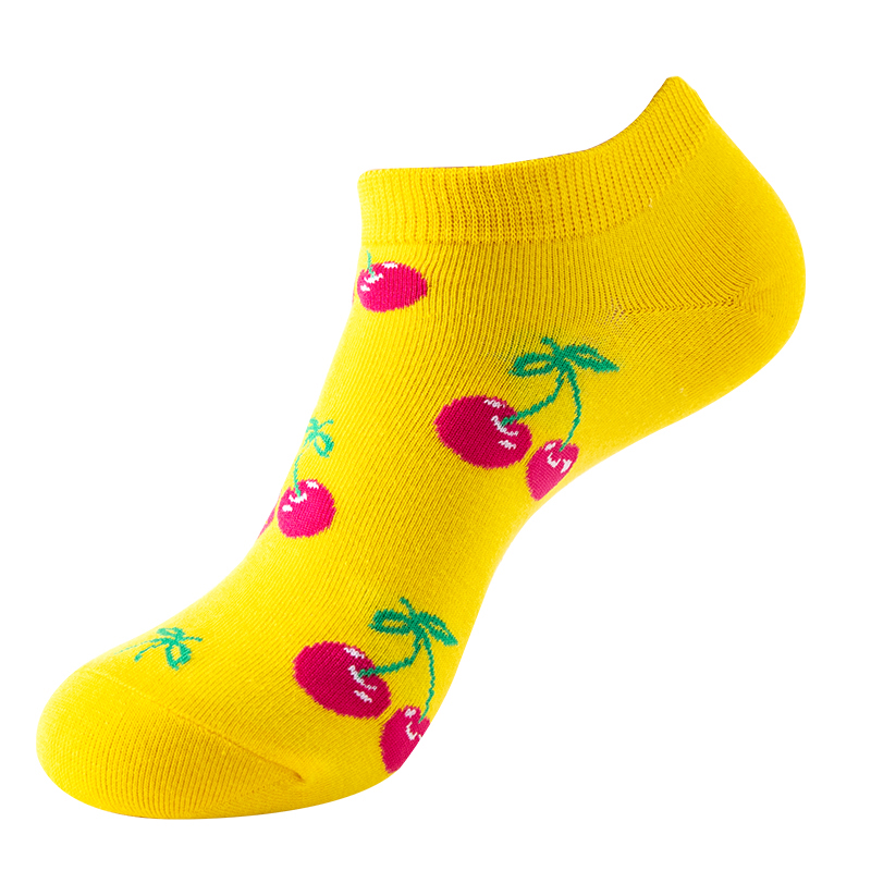তুলো Jacquard চতুর মহিলাদের নৌকা মোজা