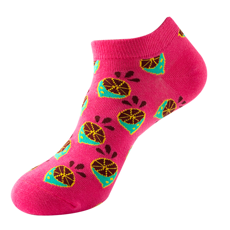 তুলো Jacquard চতুর মহিলাদের নৌকা মোজা