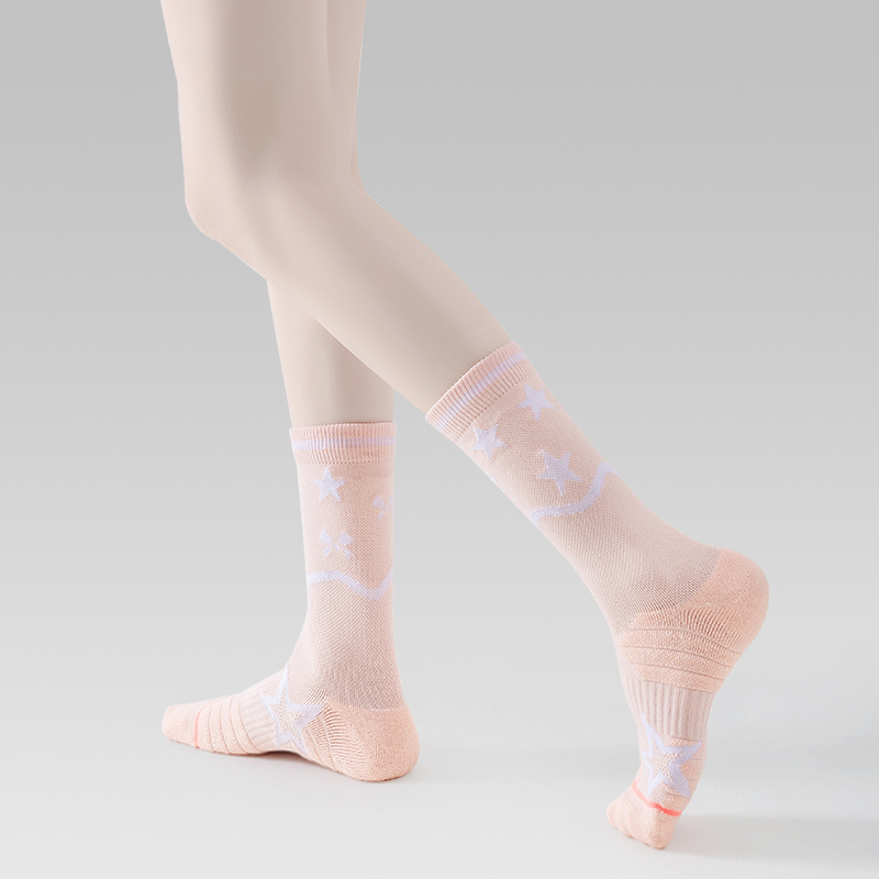 বহিরঙ্গন সাইক্লিং breathable দ্রুত শুকনো কম্প্রেশন মোজা